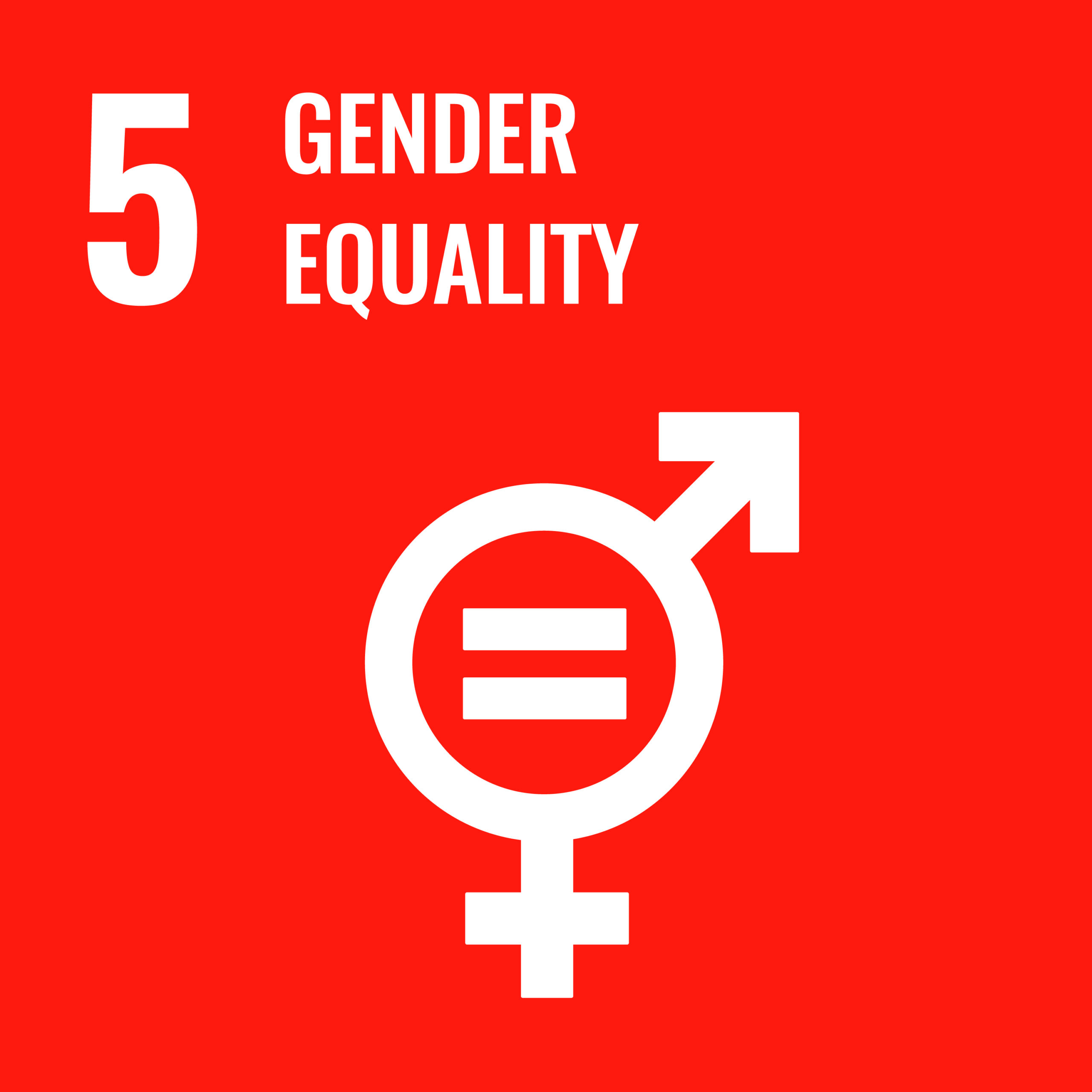 5 Gender Equality 5 Gender Equality